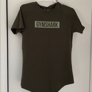 Gymshark Block T-Shirt. Green. Sz. S. EUC.